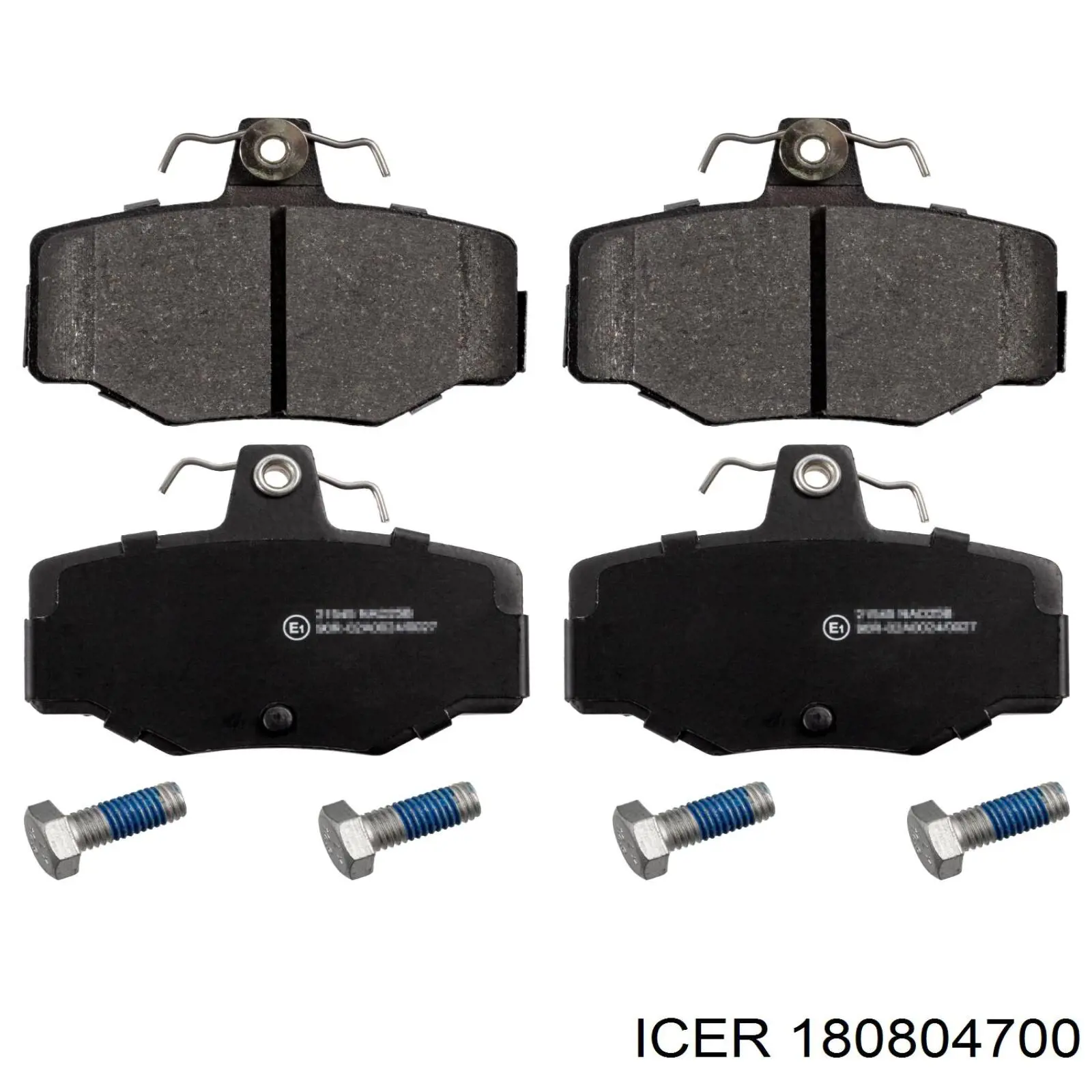 Задні гальмівні колодки Icer 180804700 ціна, від 17.62 USD