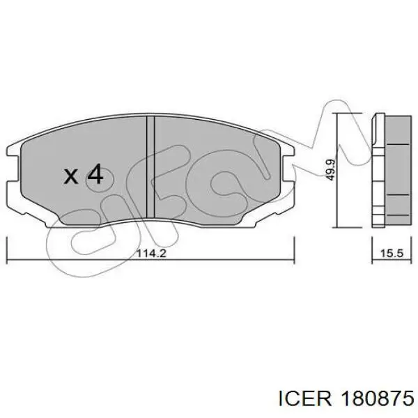 Гальмівні колодки Porsche 992698151F ціна, від 174.55 USD