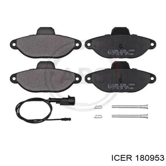 Купити 9945045 Fiat/Alfa/Lancia Колодки гальмівні передні, дискові