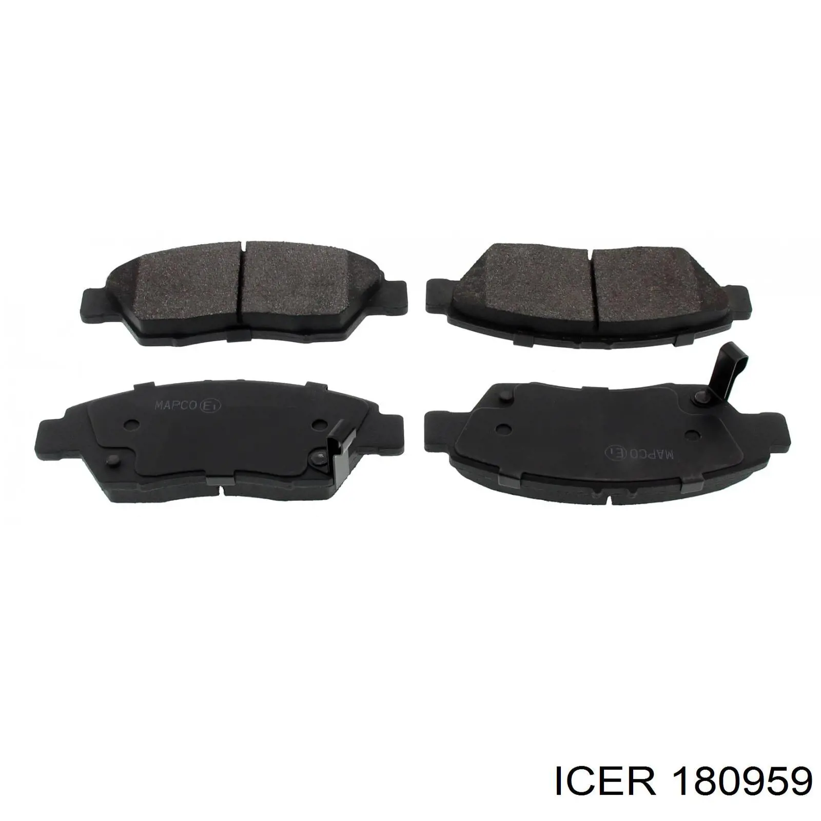Гальмівні колодки Icer 180959 ціна, від 19.04 USD