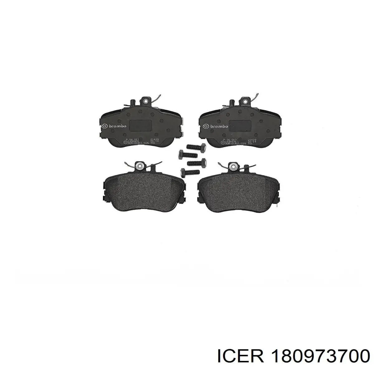 Тормозні колодки Icer 180973700
