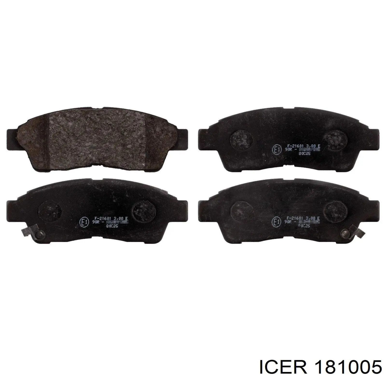 181005 Icer колодки гальмівні передні, дискові