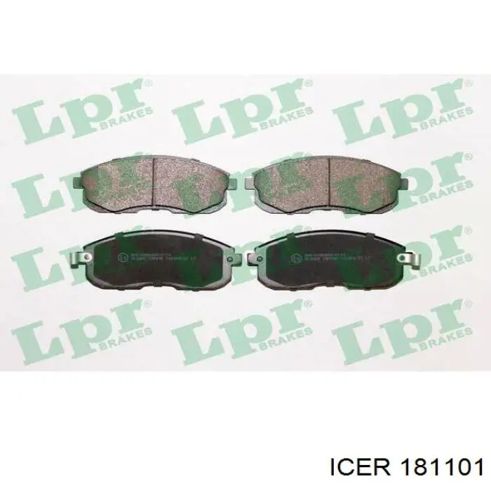 Гальмівні колодки Icer 181101 ціна, від 19.50 USD