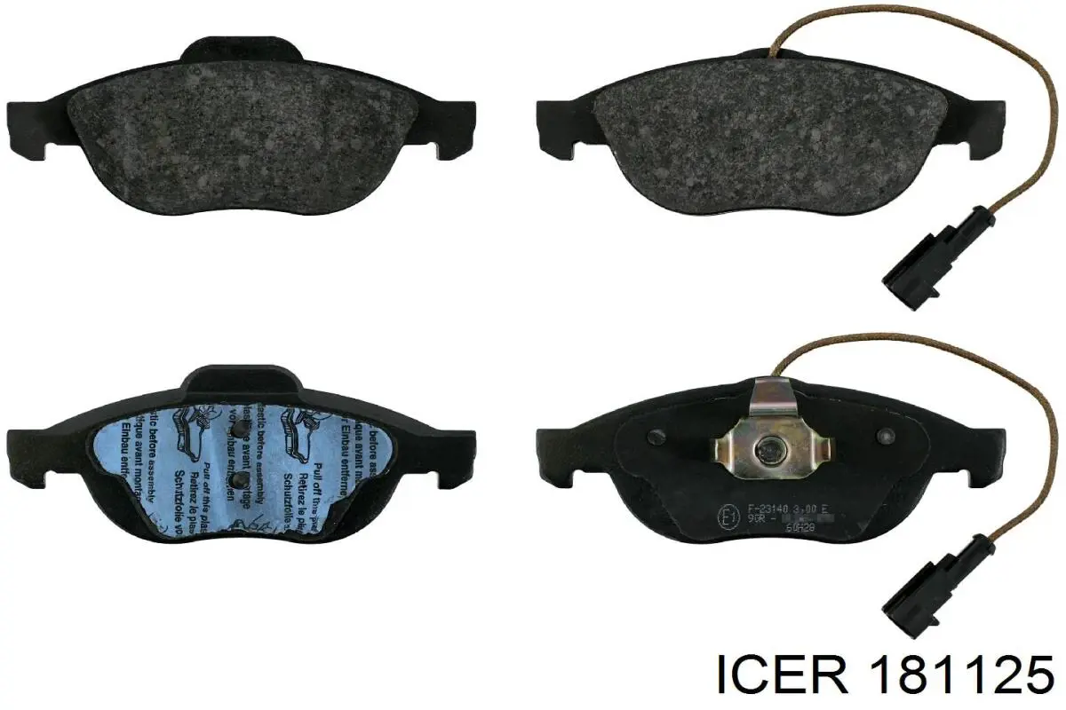 Гальмівні колодки Icer 181125 ціна, від 35.36 USD