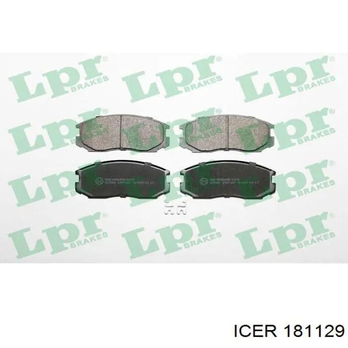 Гальмівні колодки Icer 181129 ціна, від 15.97 USD