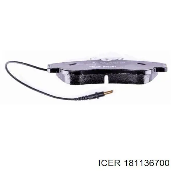 Тормозні колодки Icer 181136700