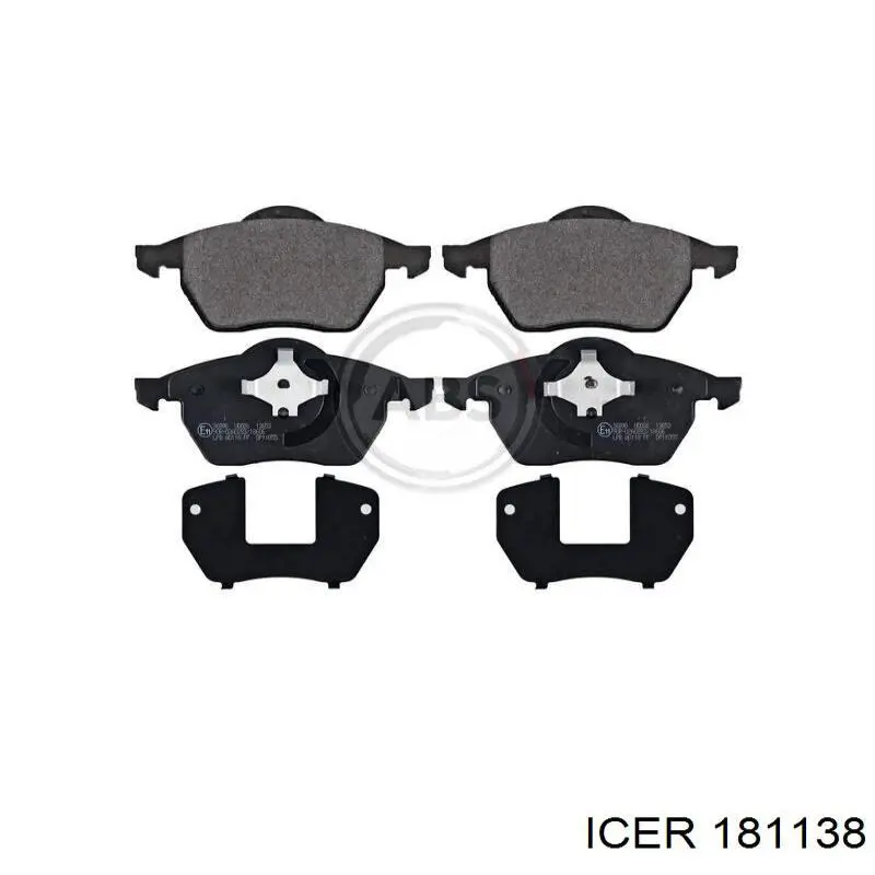 Гальмівні колодки Icer 181138 ціна, від 24.07 USD