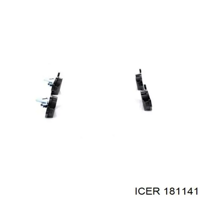 Задні гальмівні колодки 181141 Icer