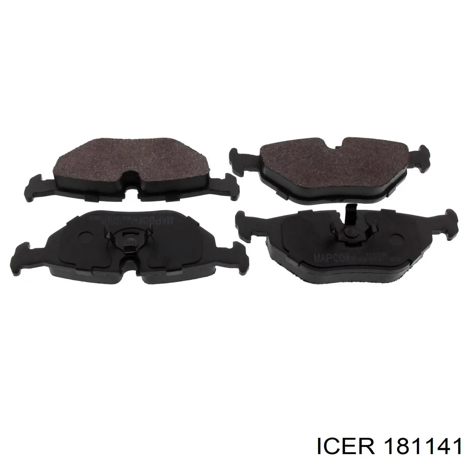 Задні гальмівні колодки 181141 Icer