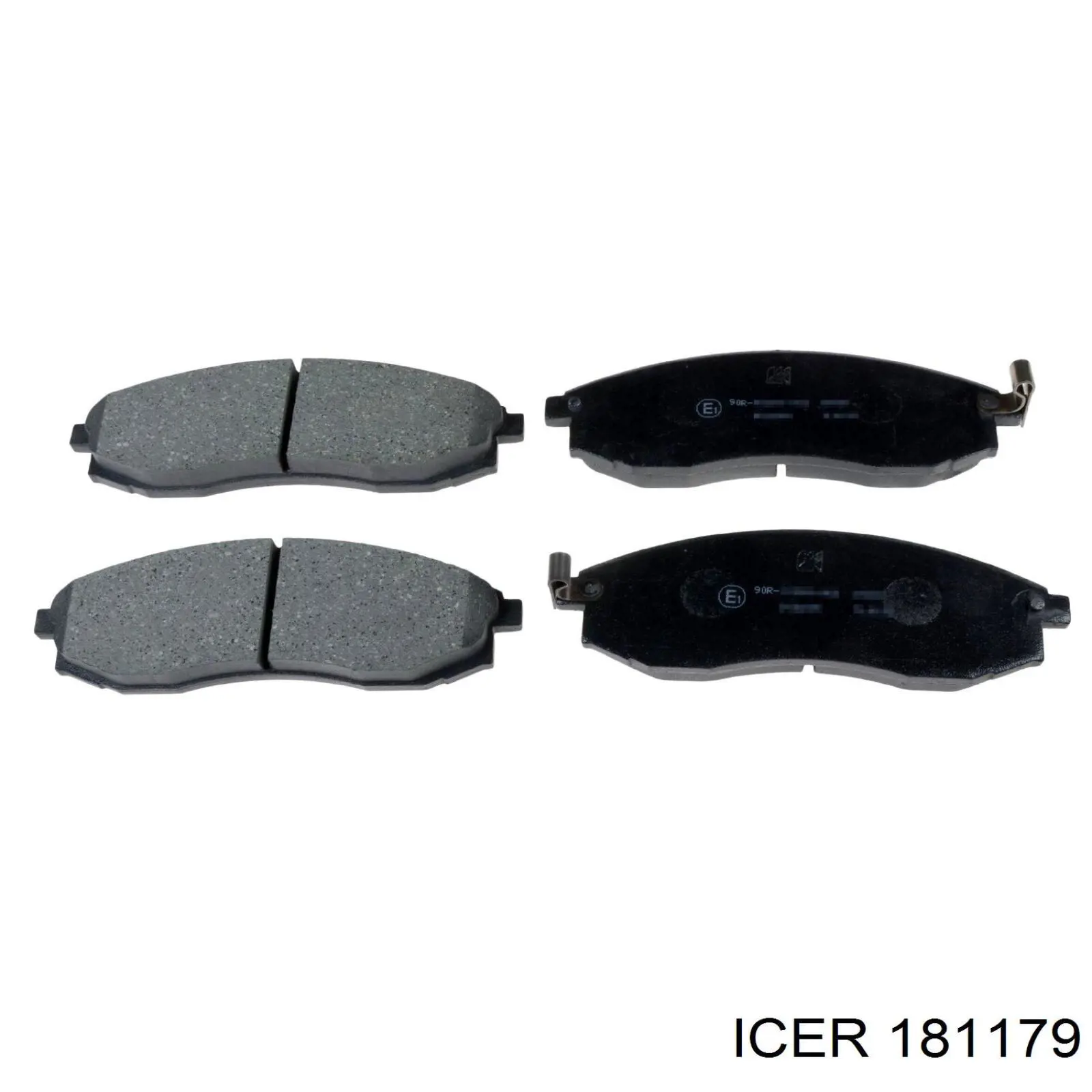 181179 Icer колодки гальмівні передні, дискові