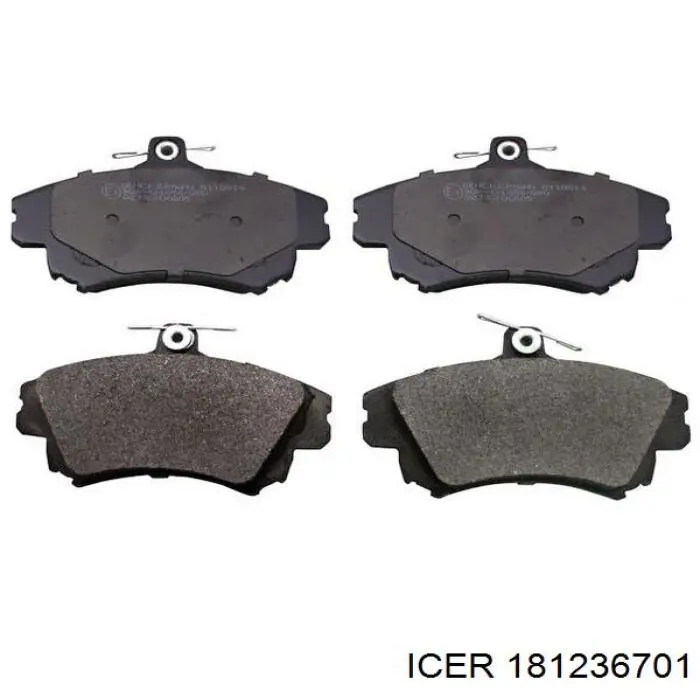 Гальмівні колодки Icer 181236701 ціна, від 22.57 USD