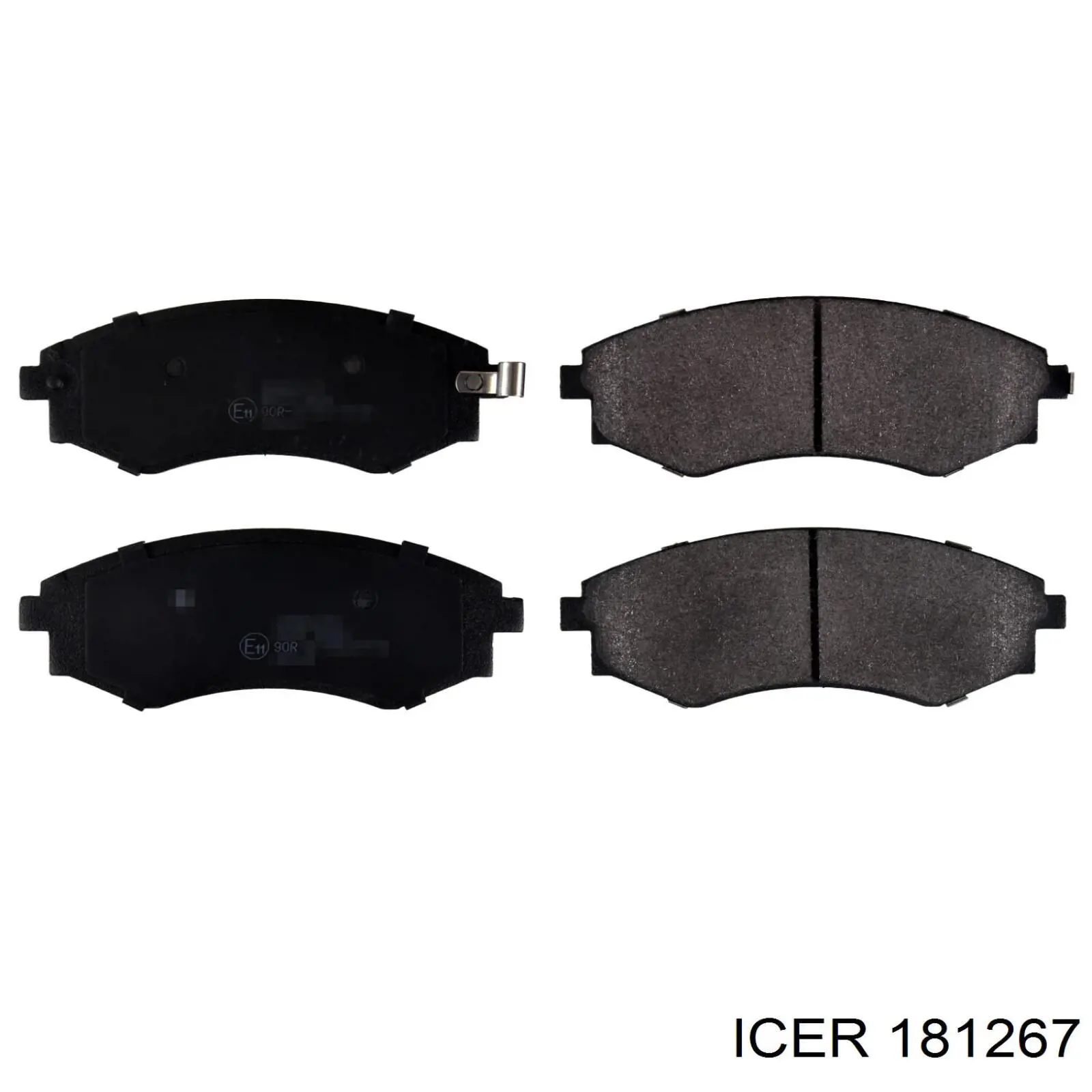 Гальмівні колодки Icer 181267 ціна, від 16.36 USD