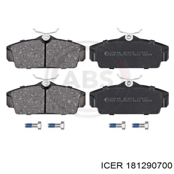 Передні тормозні колодки 181290700 Icer