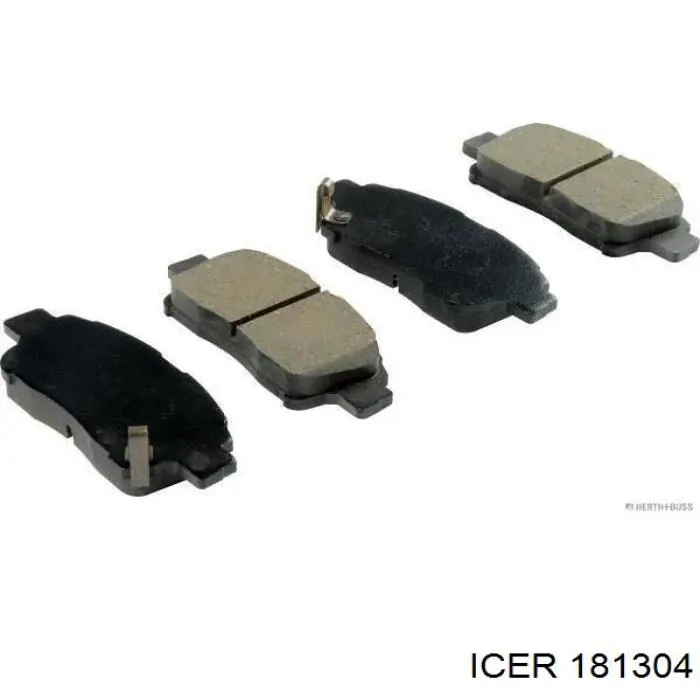 181304 Icer колодки гальмівні передні, дискові