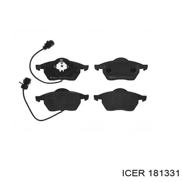 181331 Icer Передні гальмівні колодки