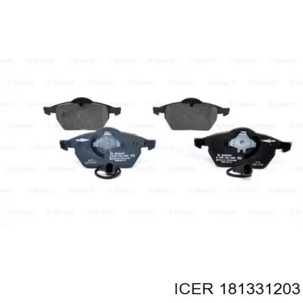 Тормозні колодки Icer 181331203