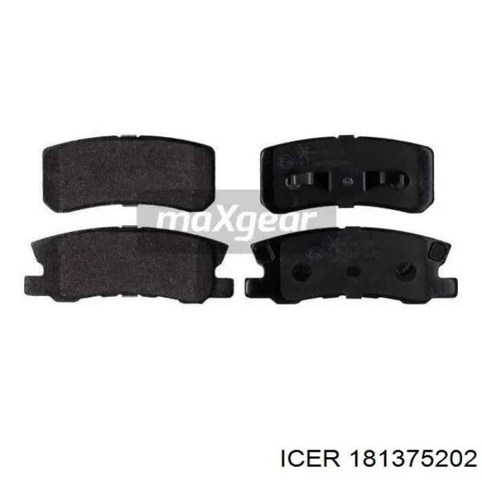 Задні гальмівні колодки Icer 181375202 ціна, від 21.65 USD