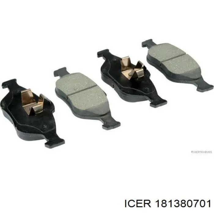 Купити 181380701 Icer Колодки гальмівні передні, дискові