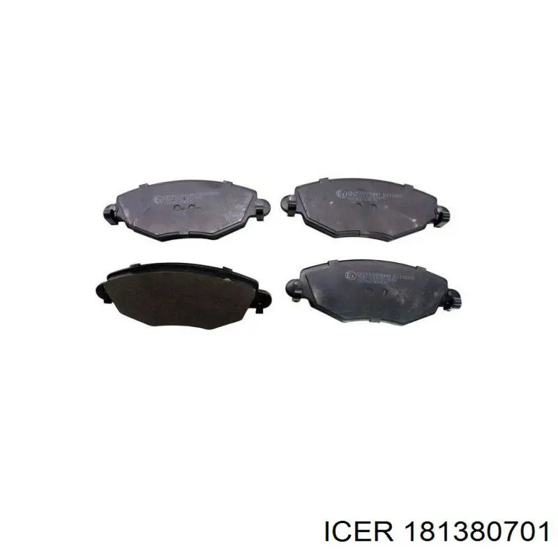 Тормозні колодки Icer 181380701