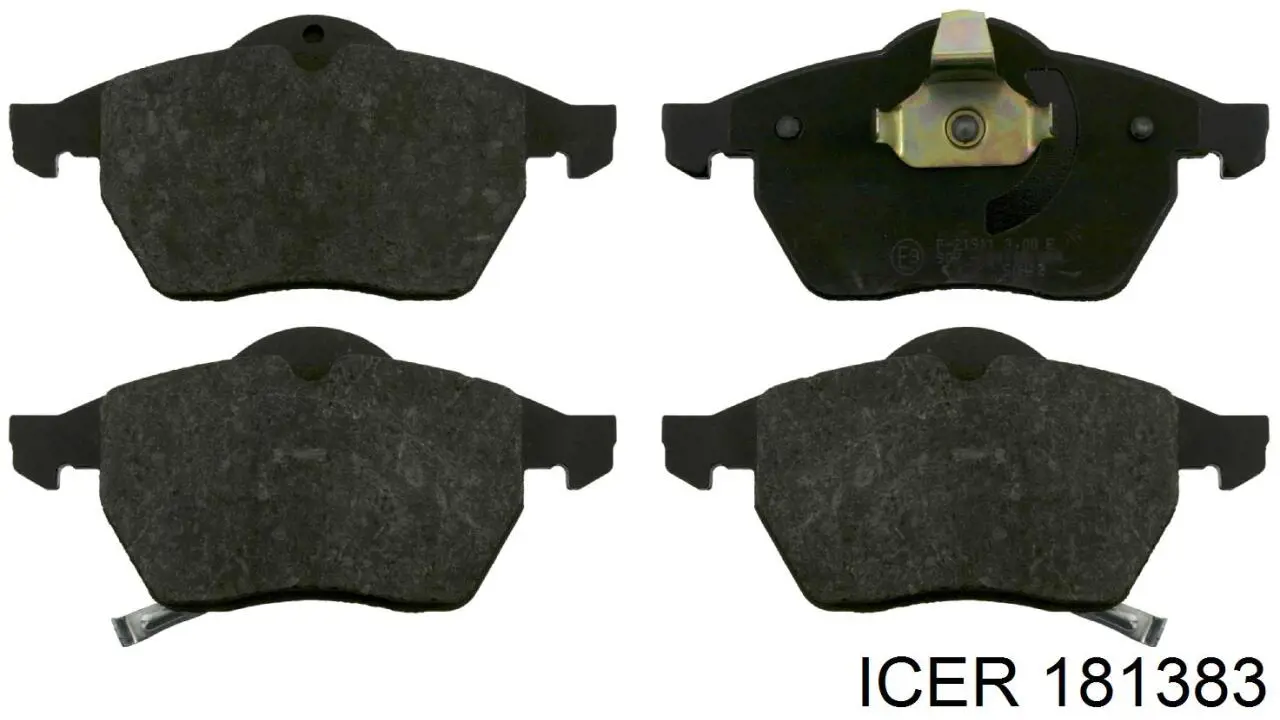 181383 Icer Передні гальмівні колодки