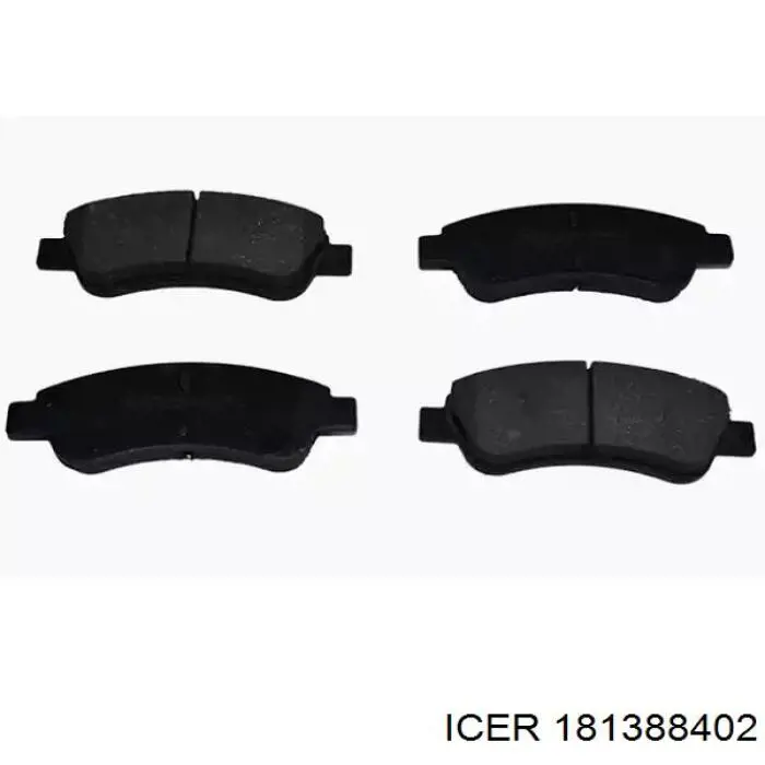 Гальмівні колодки Icer 181388402 ціна, від 17.13 USD