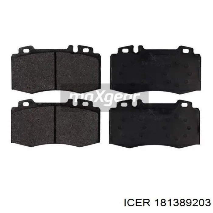 181389203 Icer Передні гальмівні колодки