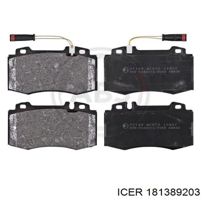 Гальмівні колодки Icer 181389203 ціна, від 32.22 USD