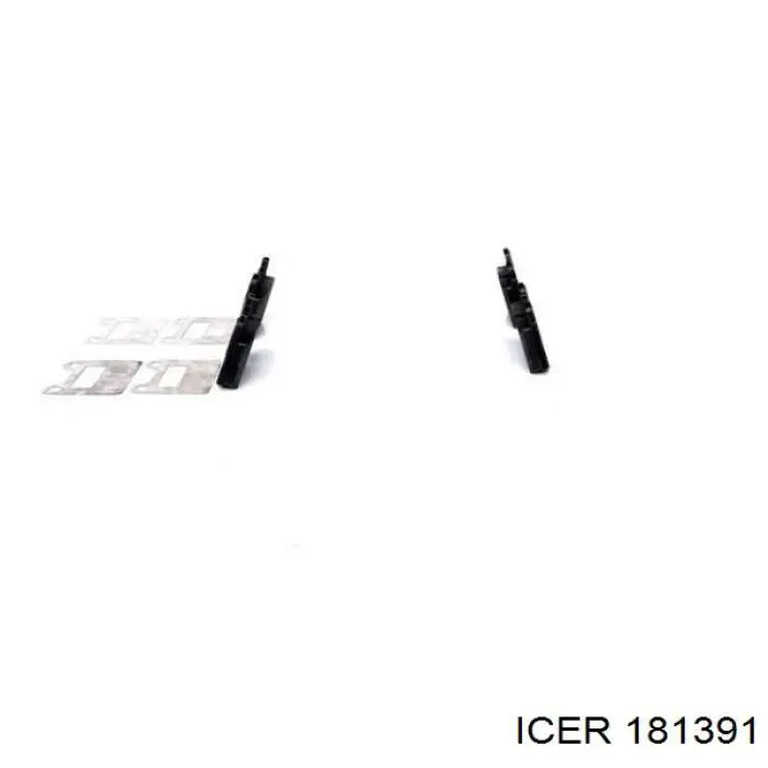 181391 Icer Колодки гальмівні задні, дискові