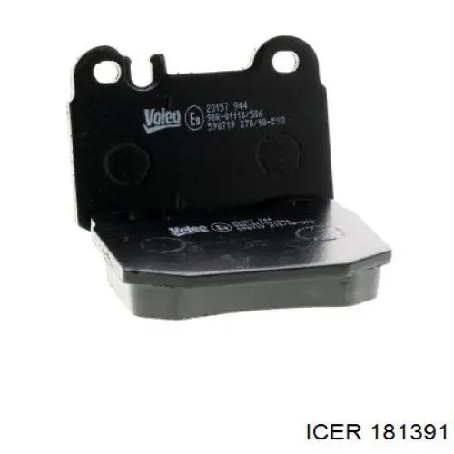Задні гальмівні колодки Icer 181391 ціна, від 20.07 USD