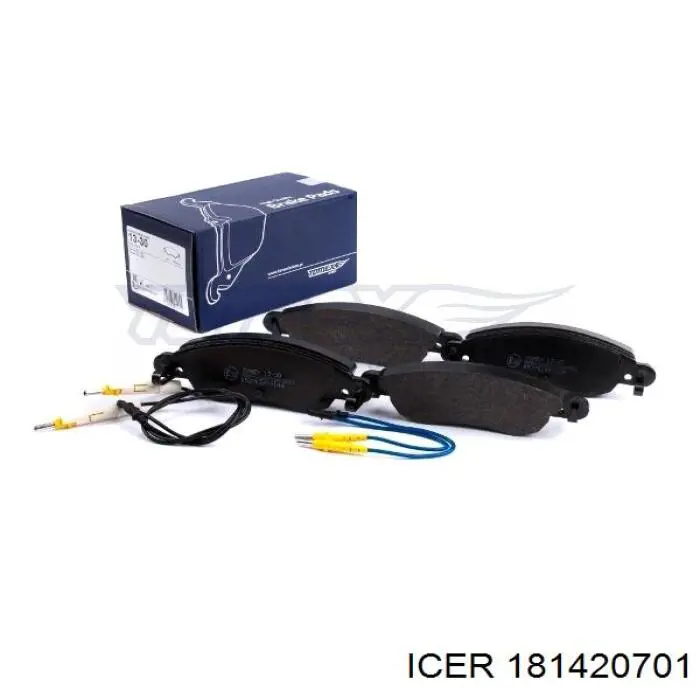 Гальмівні колодки Icer 181420701 ціна, від 29.82 USD