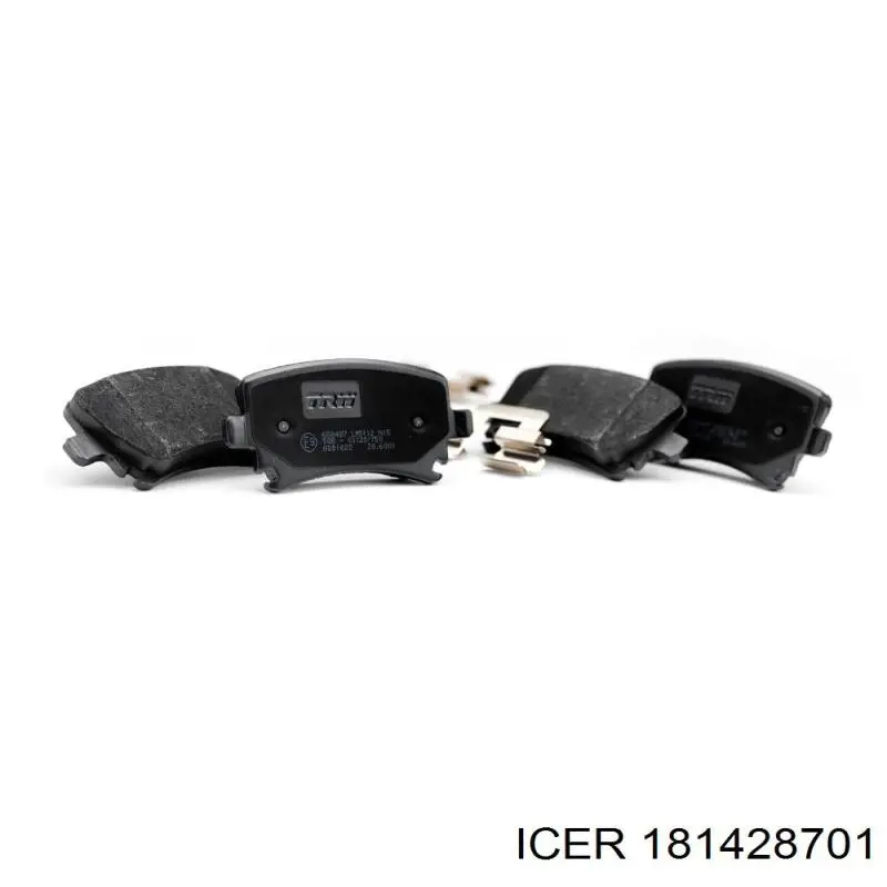 Передні тормозні колодки 181428701 Icer