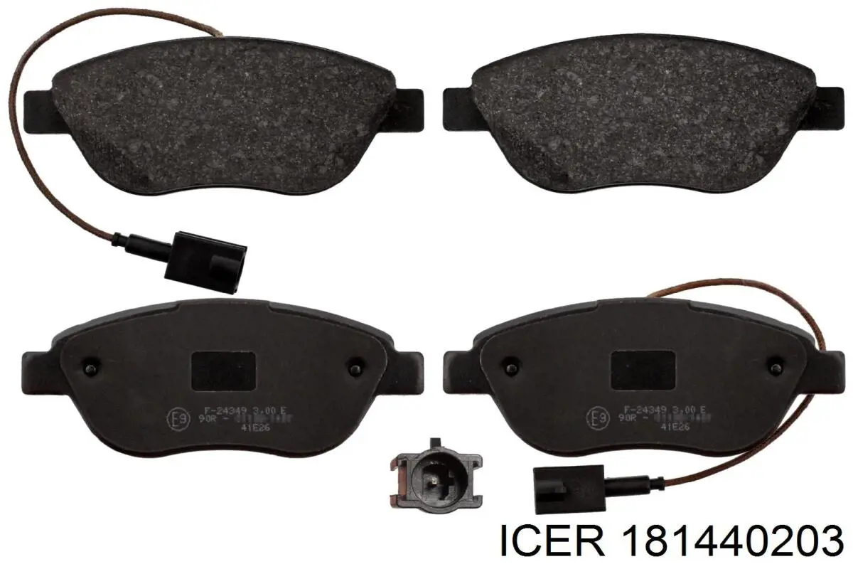 181440203 Icer Передні гальмівні колодки