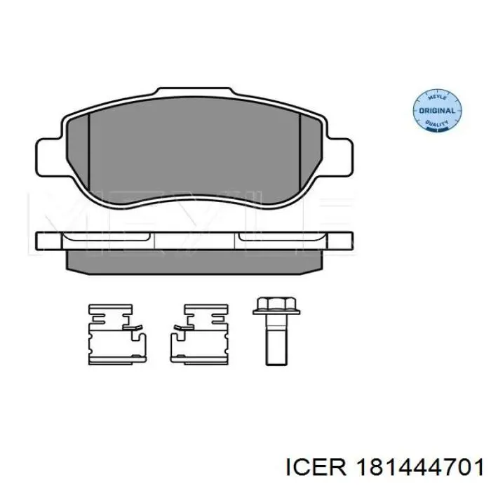 Гальмівні колодки Icer 181444701 ціна, від 17.60 USD