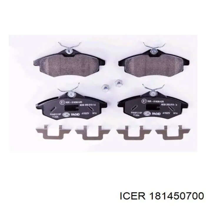 Гальмівні колодки Icer 181450700 ціна, від 21.33 USD