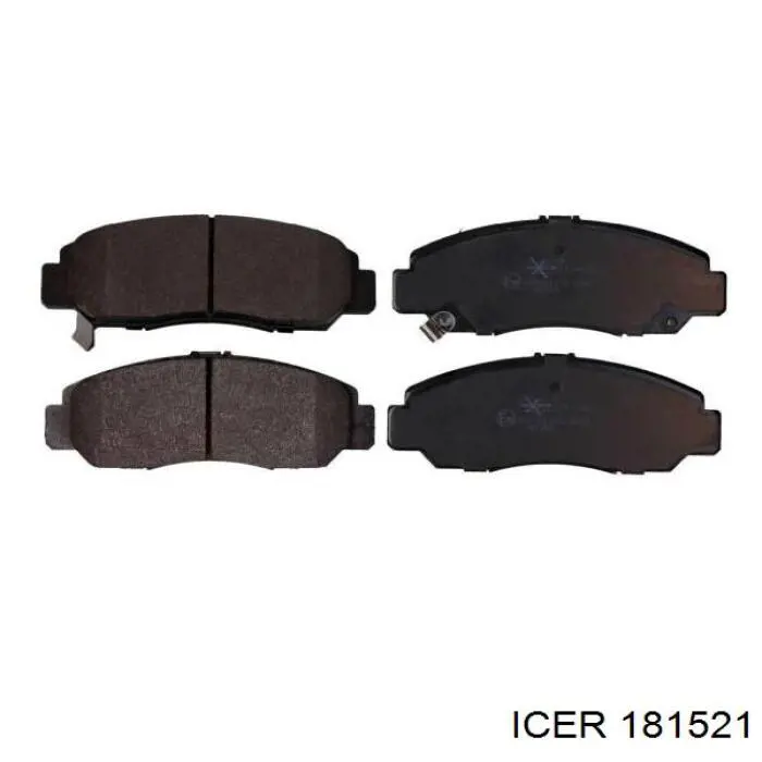 181521 Icer Передні гальмівні колодки