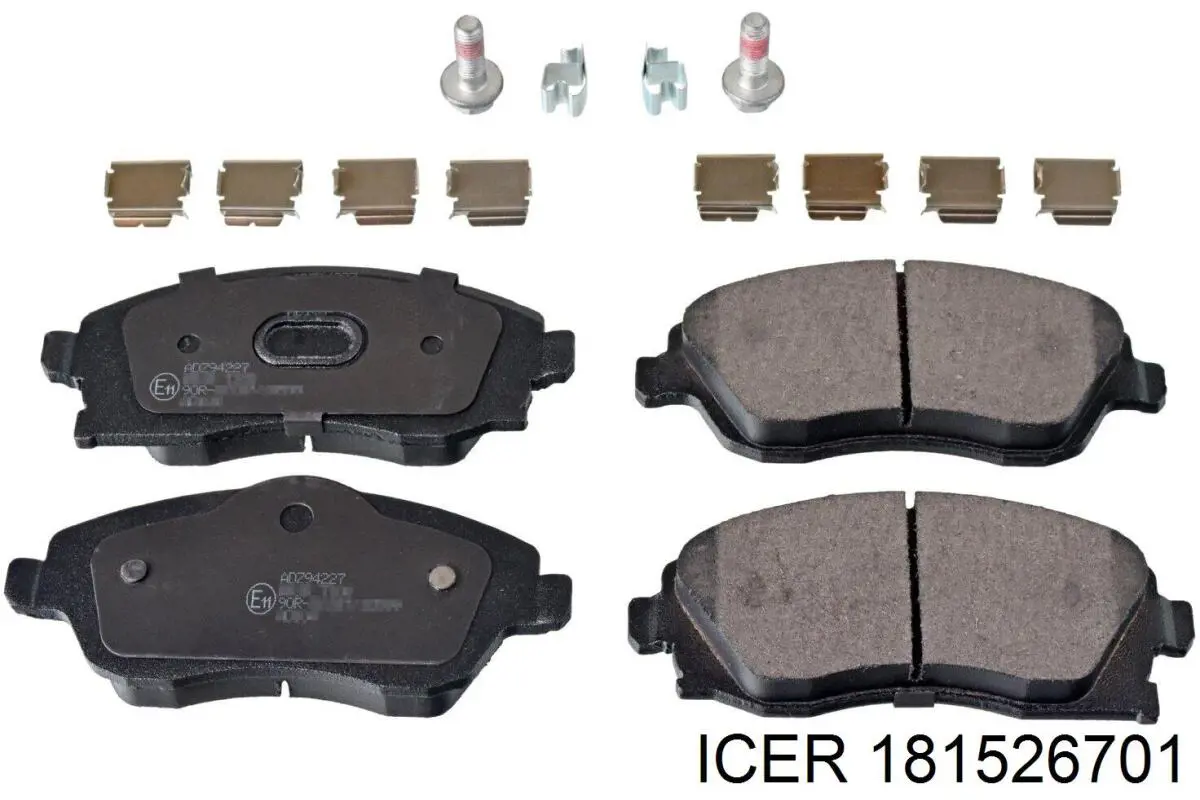 Гальмівні колодки Icer 181526701 ціна, від 19.25 USD