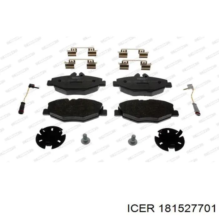 181527701 Icer Передні гальмівні колодки
