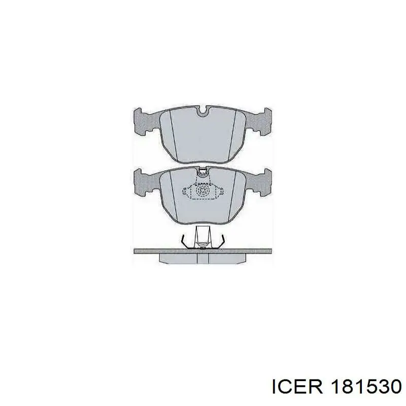 181530 Icer Передні гальмівні колодки