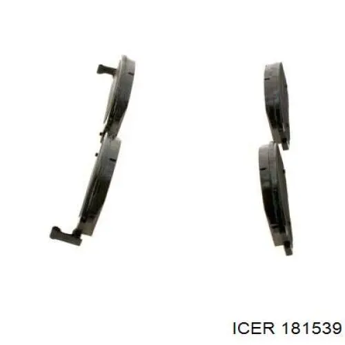 Купити 181539 Icer Колодки гальмівні передні, дискові
