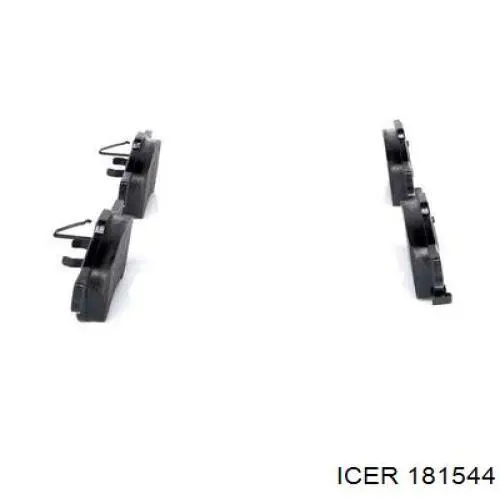 Гальмівні колодки Icer 181544 ціна, від 27.54 USD