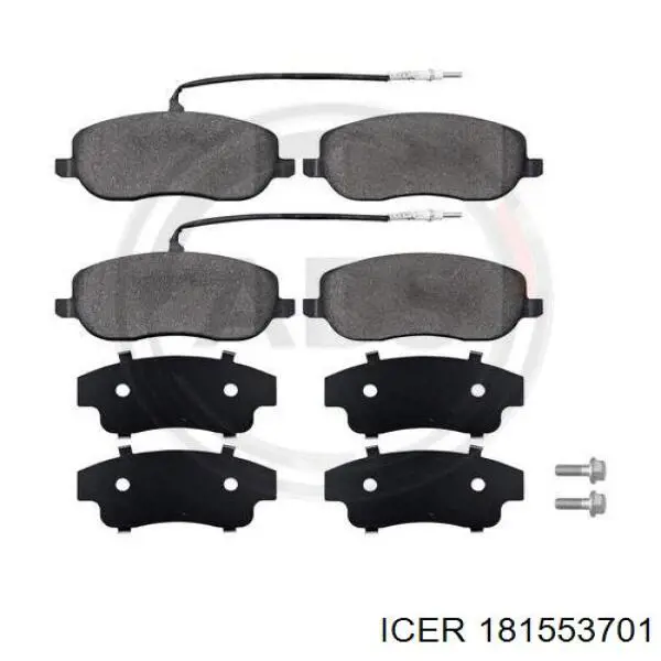 Тормозні колодки Icer 181553701