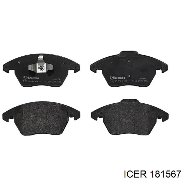 Гальмівні колодки Icer 181567 ціна, від 27.48 USD