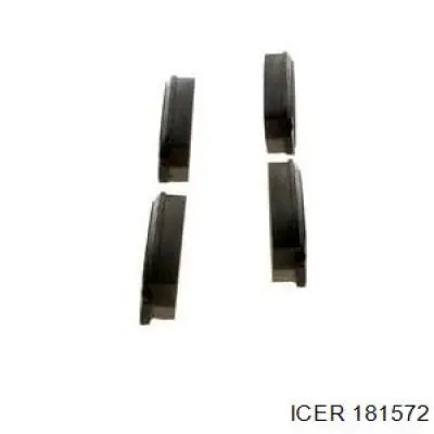 Передні тормозні колодки 181572 Icer