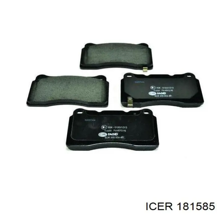 Гальмівні колодки Icer 181585 ціна, від 27.85 USD