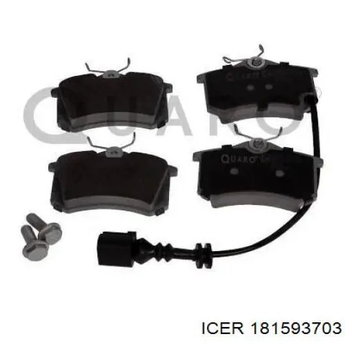 Купити 181593703 Icer Задні колодки