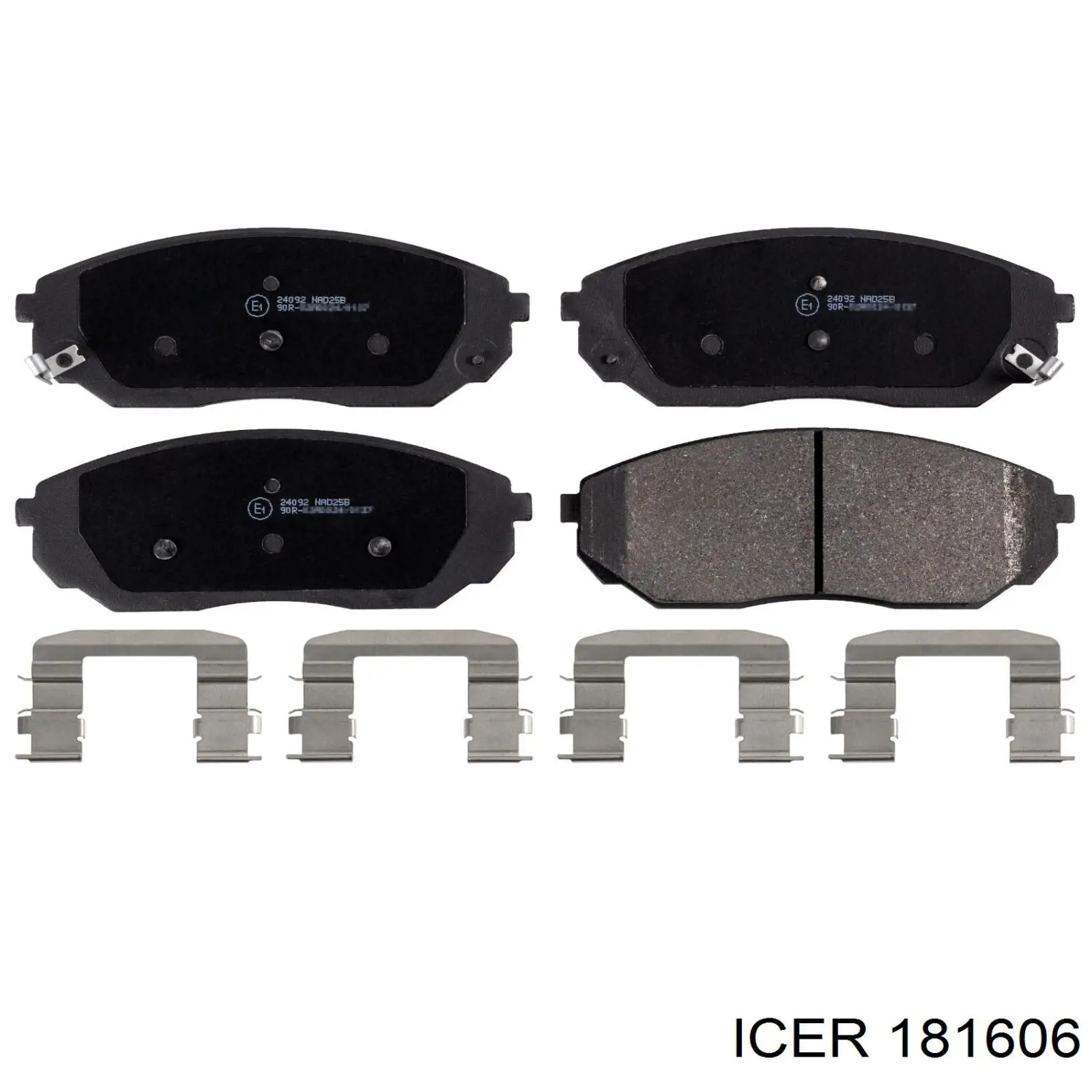 Гальмівні колодки Icer 181606 ціна, від 23.10 USD