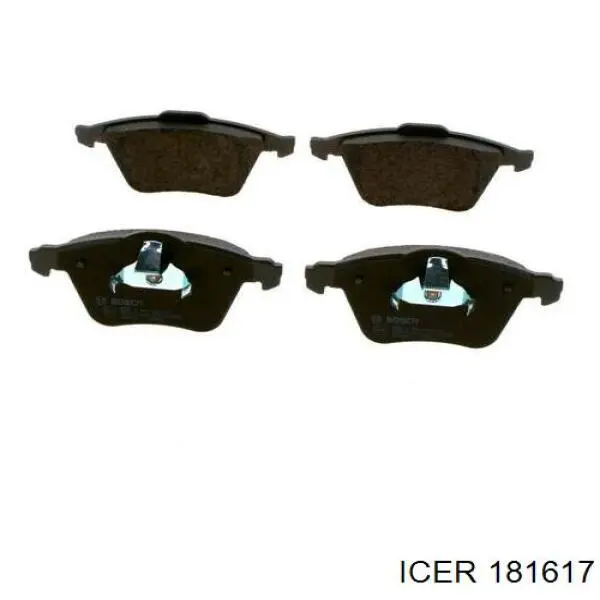 Гальмівні колодки Icer 181617 ціна, від 23.49 USD