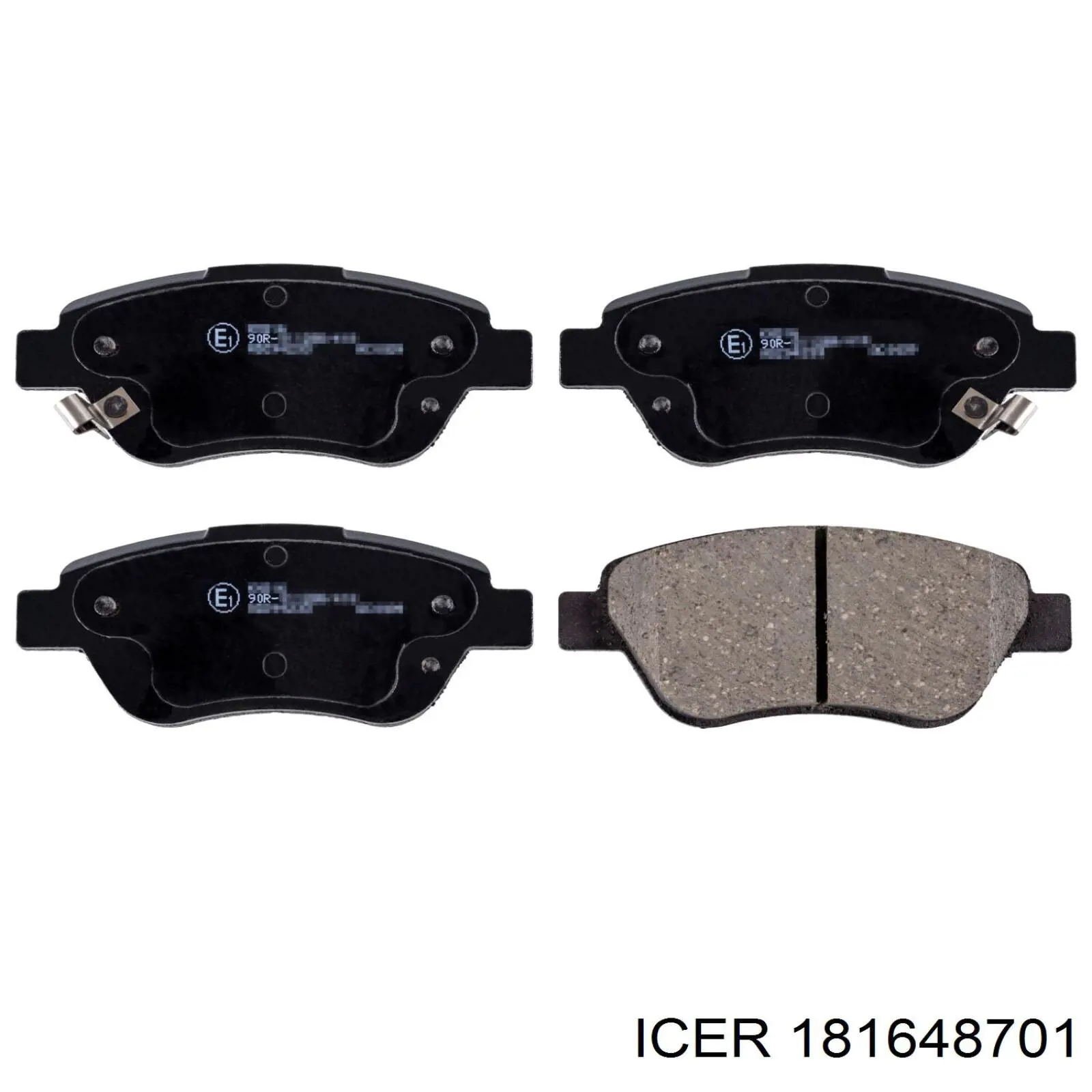 181648701 Icer Передні гальмівні колодки