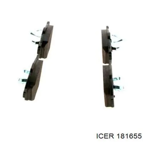 181655 Icer Передні гальмівні колодки