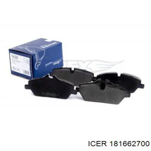 Гальмівні колодки Icer 181662700 ціна, від 30.70 USD